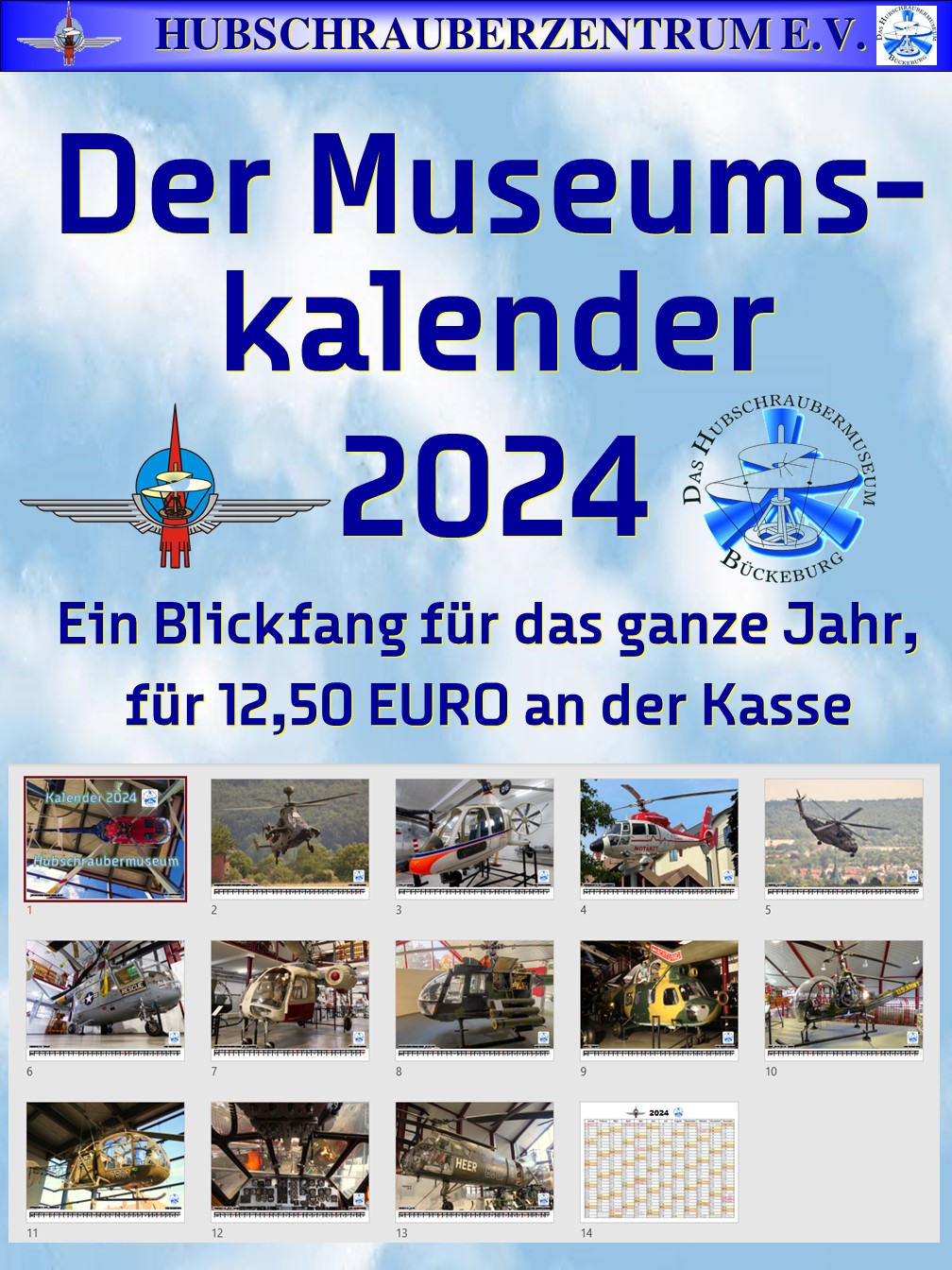 der Museumkskalender 2024 Blickfang